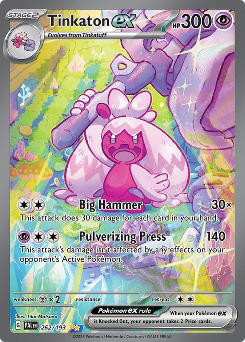 Tinkaton ex (262/193) [Scarlet & Violet: Paldea Evolved] - for just $24.65! 
