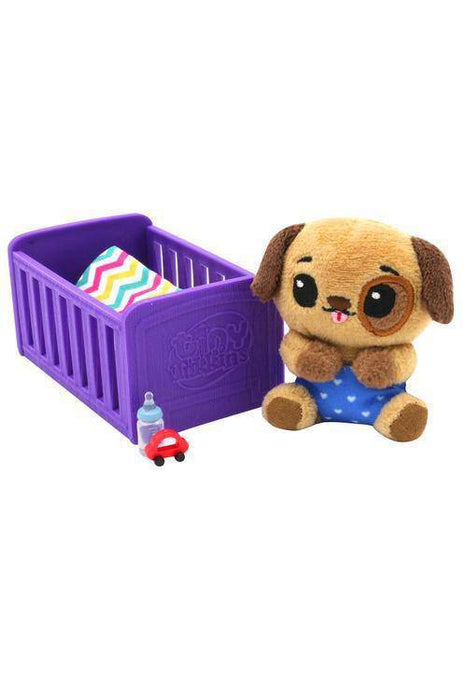 Tiny Tukkins Blind Pack - 6 piece set with Crib, Accessories and a mystery Plush - Just $6.50! Shop now at Retro Gaming of Denver