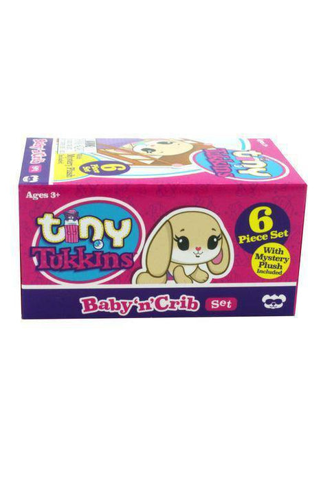 Tiny Tukkins Blind Pack - 6 piece set with Crib, Accessories and a mystery Plush - Just $6.50! Shop now at Retro Gaming of Denver