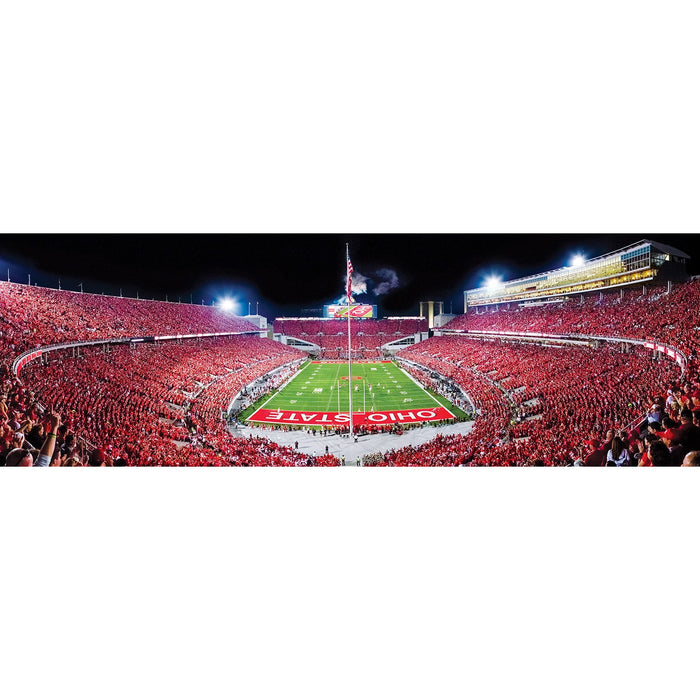 Ohio State Buckeyes - 1000 Piece Panoramic Jigsaw Puzzle - End View - Just $19.99! Shop now at Retro Gaming of Denver