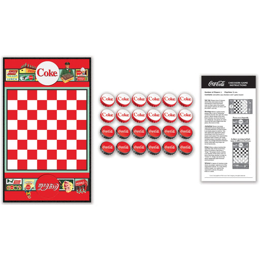 Coca-Cola Checkers Board Game - Just $19.99! Shop now at Retro Gaming of Denver