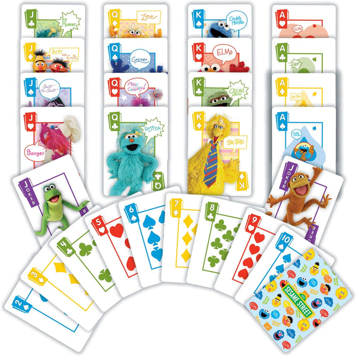 Sesame Street - Elmo & Friends Jumbo Playing Cards - for just $8.99! 