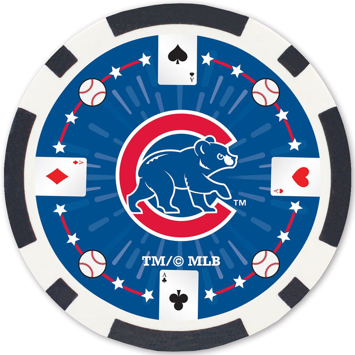 Chicago Cubs 100 Piece Poker Chips - Just $29.99! Shop now at Retro Gaming of Denver