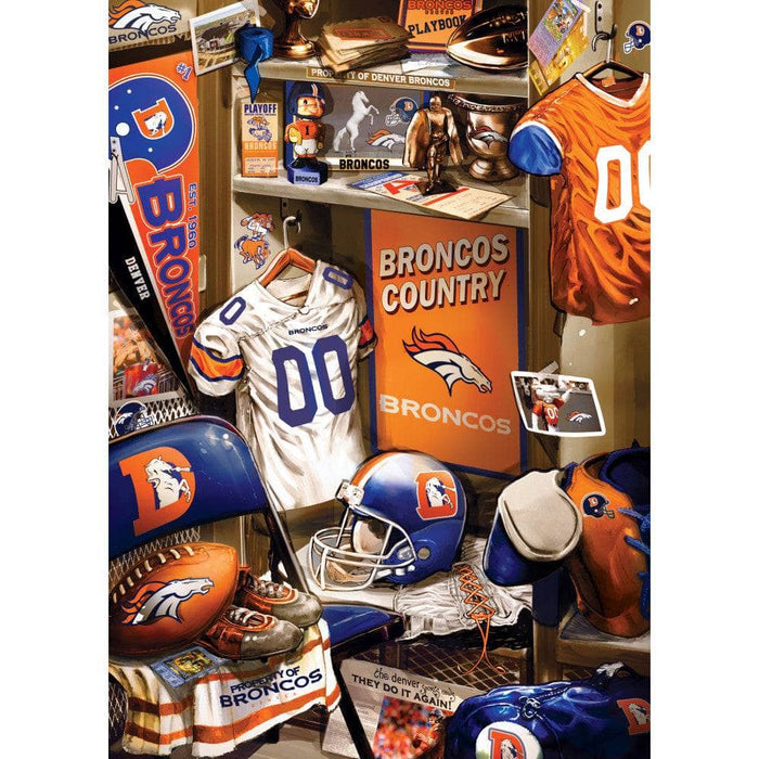 Denver Broncos - Locker Room 500 Piece Jigsaw Puzzle - for just $16.99! 