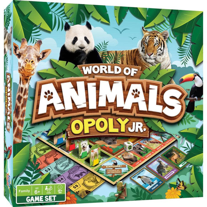 World of Animals Opoly Junior Board Game - for just $24.99! 