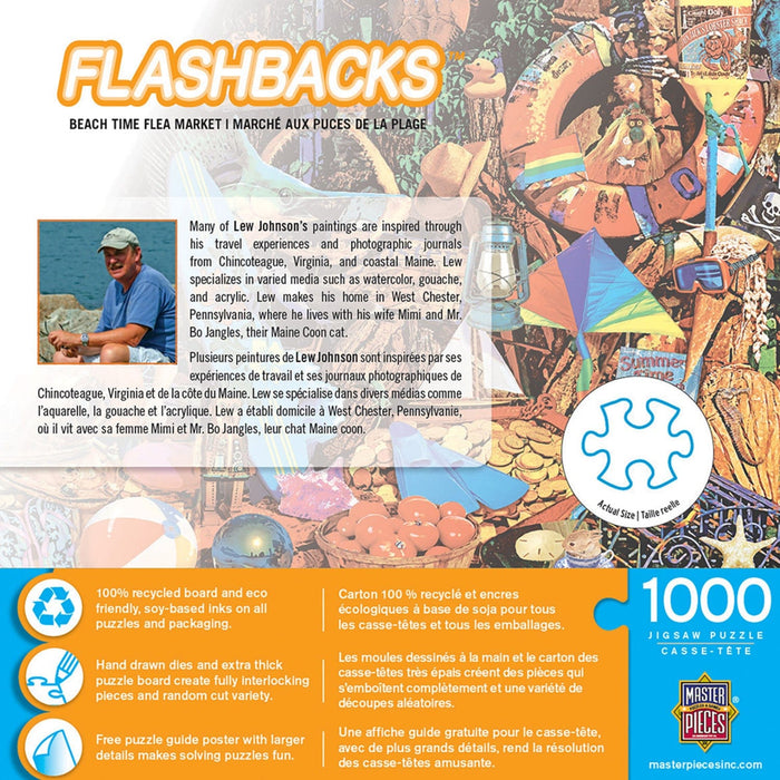 Flashbacks - Beach Time Flea Market 1000 Piece Jigsaw Puzzle - for just $10.99! 