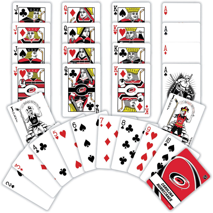 Carolina Hurricanes Playing Cards - 54 Card Deck - Just $6.99! Shop now at Retro Gaming of Denver