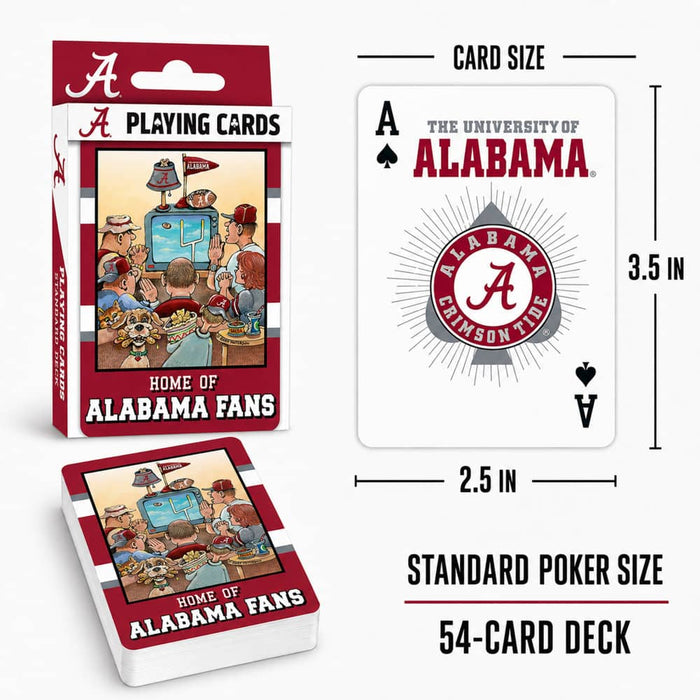 Alabama Crimson Tide Fan Deck Playing Cards - 54 Card Deck - for just $7.99! 