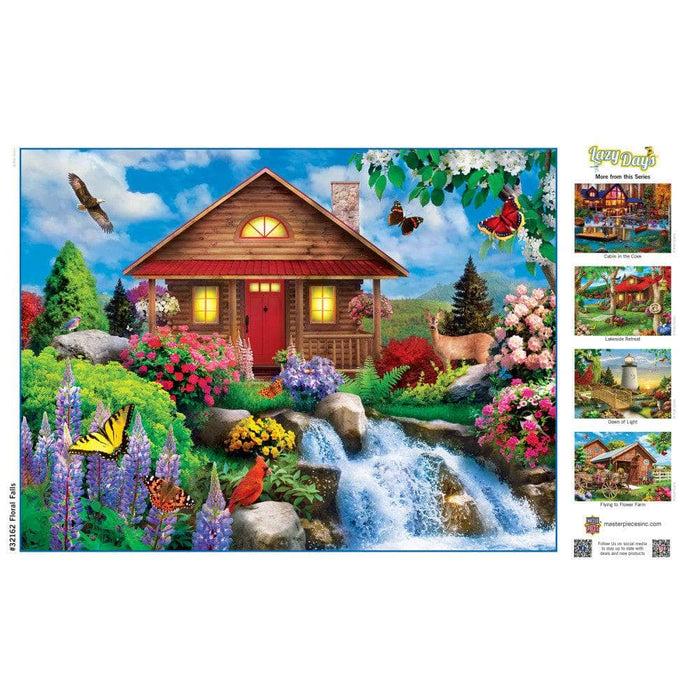 Lazy Days - Floral Falls 750 Piece Jigsaw Puzzle - for just $9.99! 
