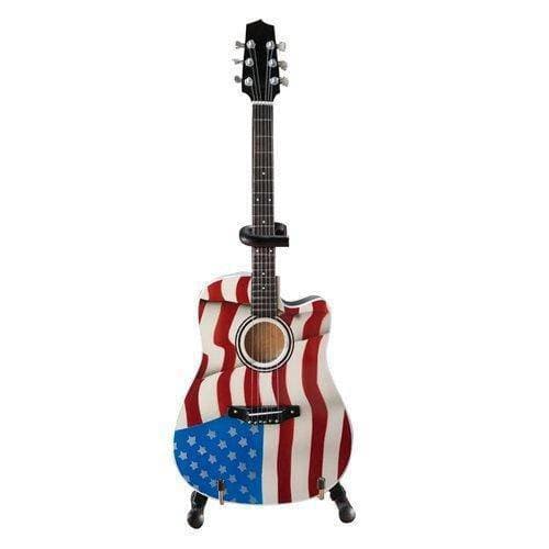 Toby Keith Signature USA Flag Acoustic Miniature Guitar Replica - for just $31.31! 