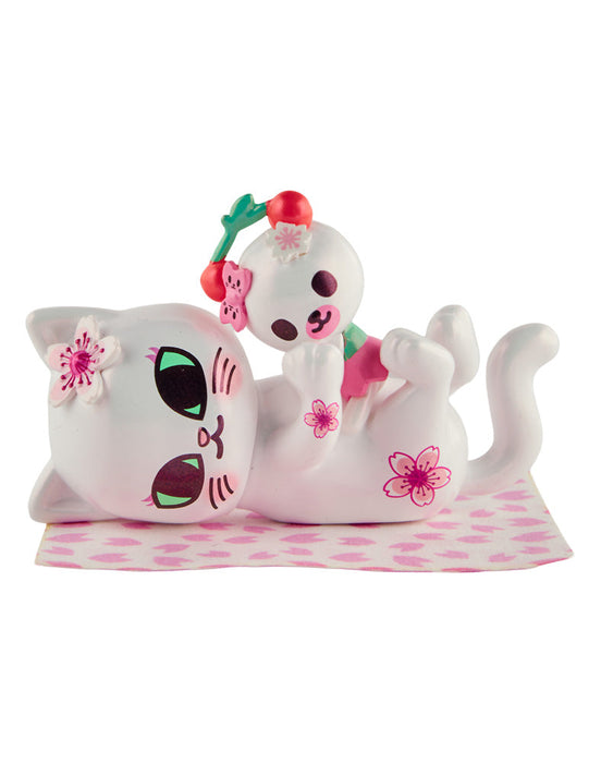 tokidoki Cherry Blossom Cats Blind Box – Kawaii Cat Collectible Figure - for just $16.99! 
