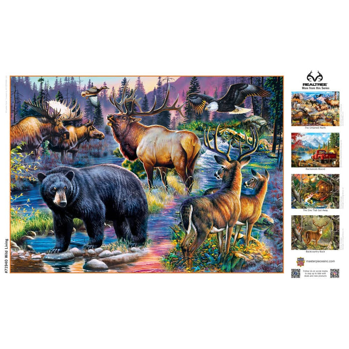 Realtree - Wild Living 1000 Piece Jigsaw Puzzle - for just $16.99! 