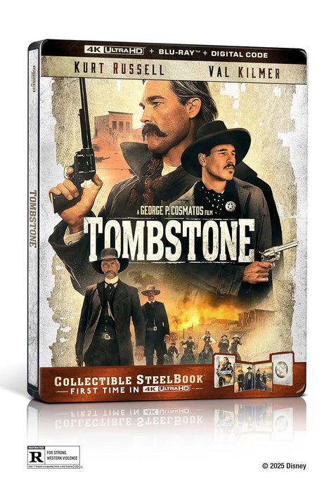 Tombstone - Limited Edition Steelbook (4K Ultra HD + Blu-ray + Digital) - for just $59.99! 