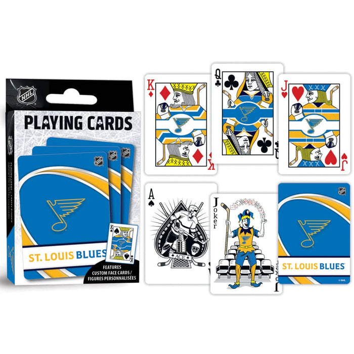 St. Louis Blues Playing Cards - 54 Card Deck - for just $7.99! 