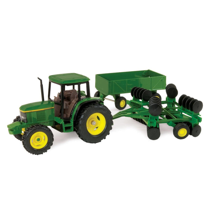 1:32 John Deere 6410 Tractor with Barge Wagon and Wing Disk - Just $49.99! Shop now at Retro Gaming of Denver