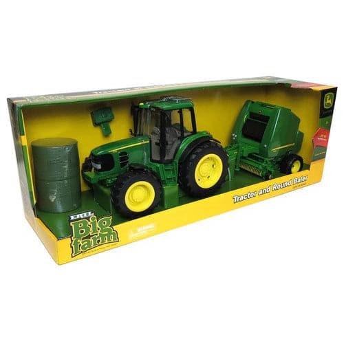 Big Farm 1:16 John Deere Tractor And Baler Set - Just $74.99! Shop now at Retro Gaming of Denver