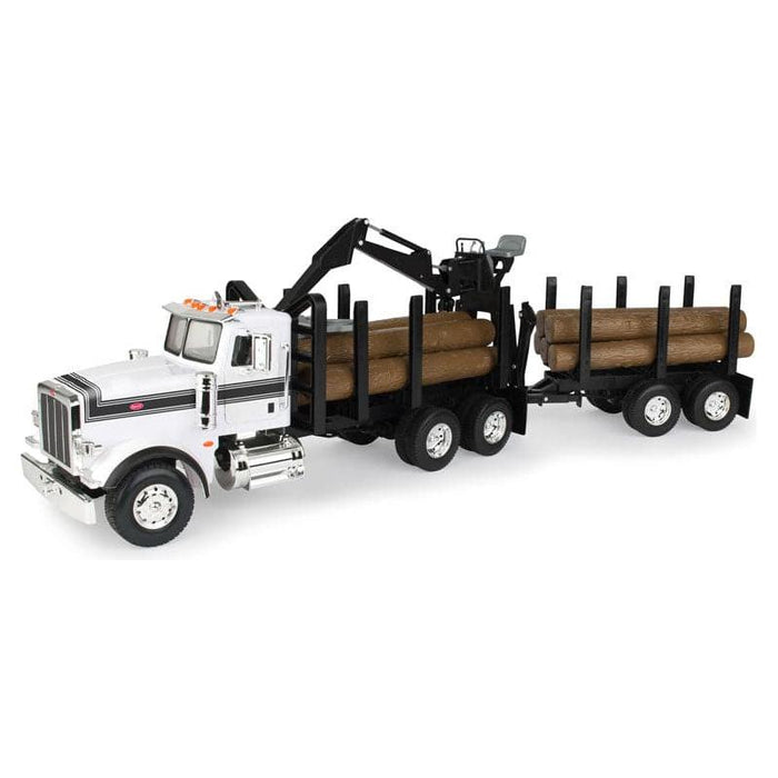 Big Farm 1:16 Peterbilt Model 367 Logging Truck with Pup Trailer & Logs - Just $99.99! Shop now at Retro Gaming of Denver