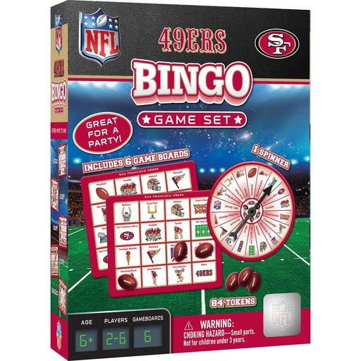 San Francisco 49ers NFL Bingo Game - for just $12.99! 