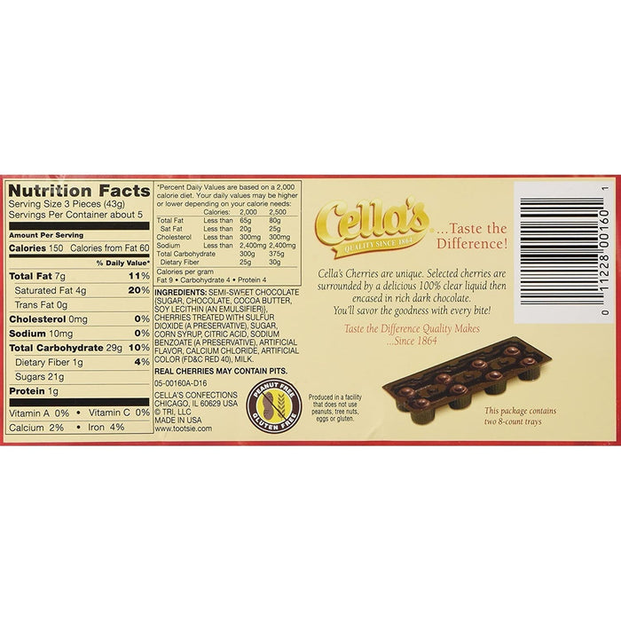 Cella's Milk Chocolate Covered Cherries 8 oz. Box - Just $6.99! Shop now at Retro Gaming of Denver