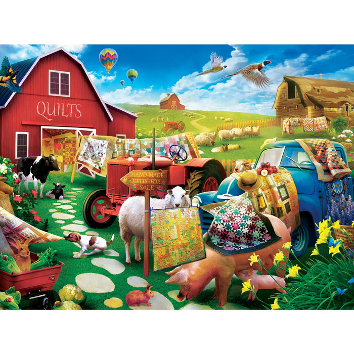 Green Acres - Quilt Country 300 Piece EZ Grip Jigsaw Puzzle - Just $14.99! Shop now at Retro Gaming of Denver