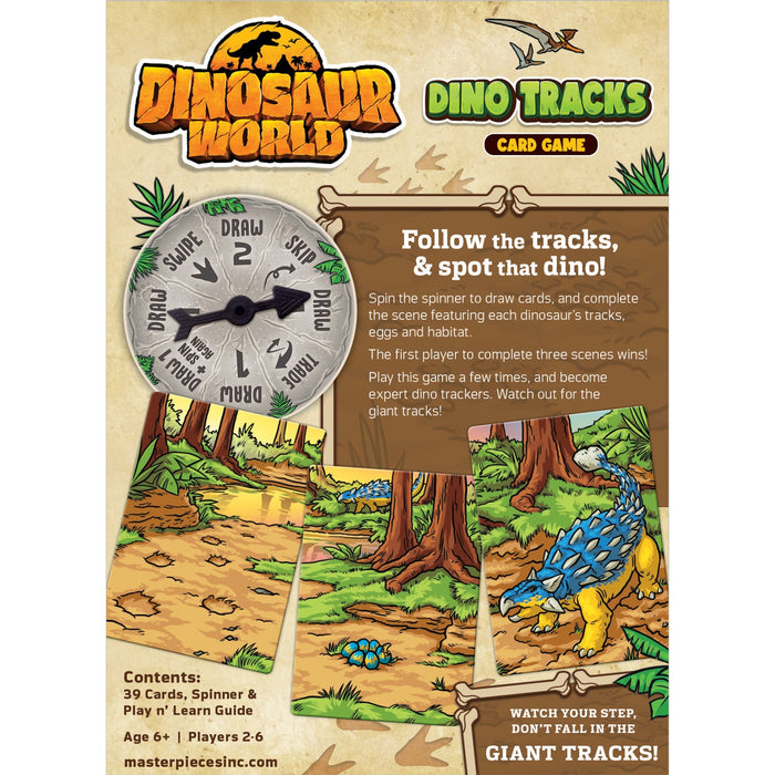 Dinosaur World Dino Tracks Card Game - Just $9.99! Shop now at Retro Gaming of Denver