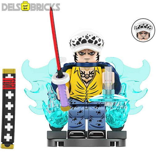 Trafalgar D. Water Law from ONE PIECE Anime Lego Minifigures custom toys New - Premium Minifigures - Just $5.99! Shop now at Retro Gaming of Denver