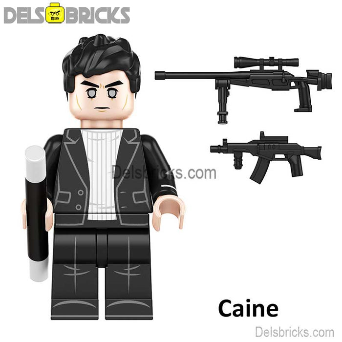 Caine John Wick Movie Characters Minifigures (Lego-Compatible Minifigures) - Just $3.99! Shop now at Retro Gaming of Denver