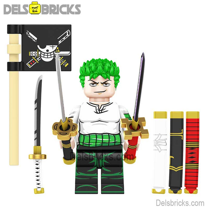 Roronoa Zoro from One Piece Lego Anime Minifigures Custom Toys set5 - Just $4.99! Shop now at Retro Gaming of Denver