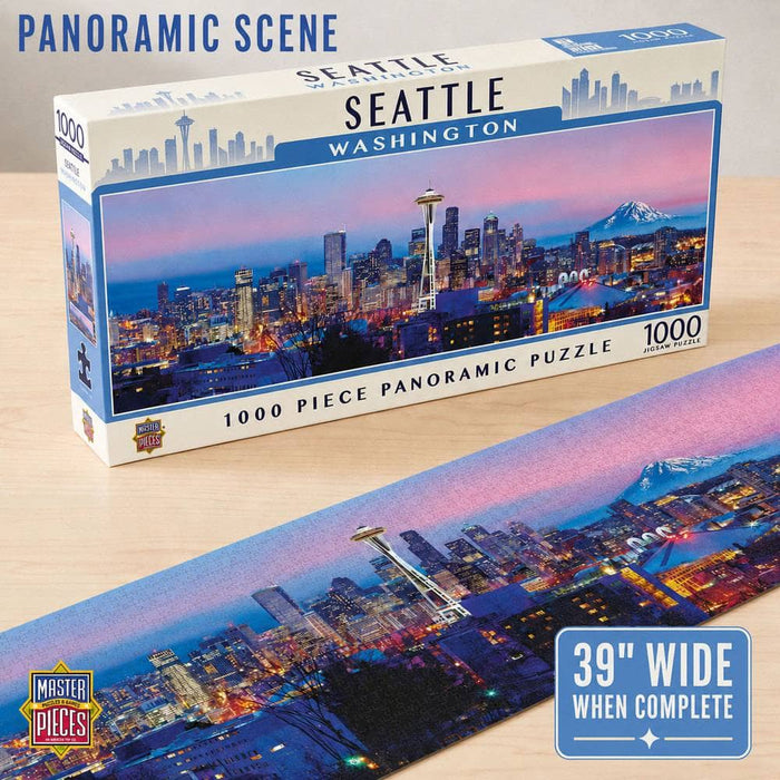 Seattle, Washington 1000 Piece Panoramic Jigsaw Puzzle - for just $19.99! 