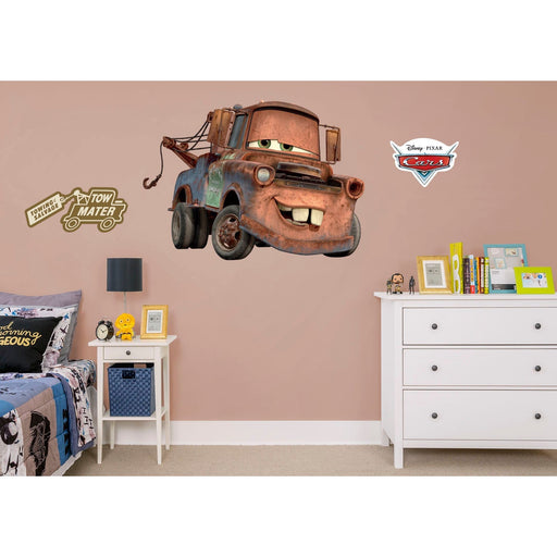 Cars: Mater RealBig        - Officially Licensed Disney Removable Wall   Adhesive Decal - Premium Vinyl Die-Cut Character - Just $69.99! Shop now at Retro Gaming of Denver