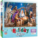 Holiday Glitter - Christ is Born 100 Piece Jigsaw Puzzle - for just $12.99! 