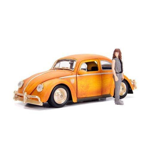 Transformers Bumblebee Movie 1:24 Scale Volkswagen Beetle Die-Cast Metal Vehicle with 3 3/4-Inch Charlie Figure - Just $22.48! Shop now at Retro Gaming of Denver