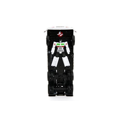 Transformers G1 Optimus Prime Big Rig with Ghostbusters Ecto-1 Graphics 1:24 Scale Die-Cast Metal Vehicle - for just $30.99! 