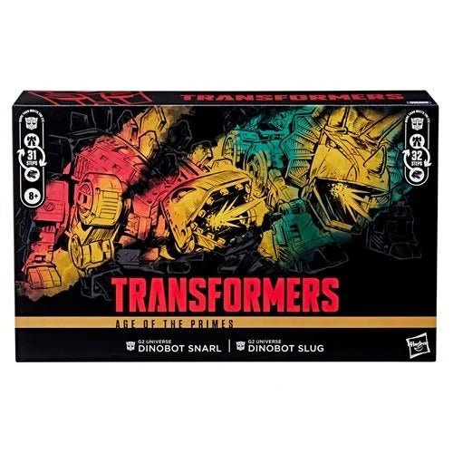Transformers Generations Selects Age of the Primes Leader Class G2 Universe Dinobots Slug and Snarl - for just $127.99! 