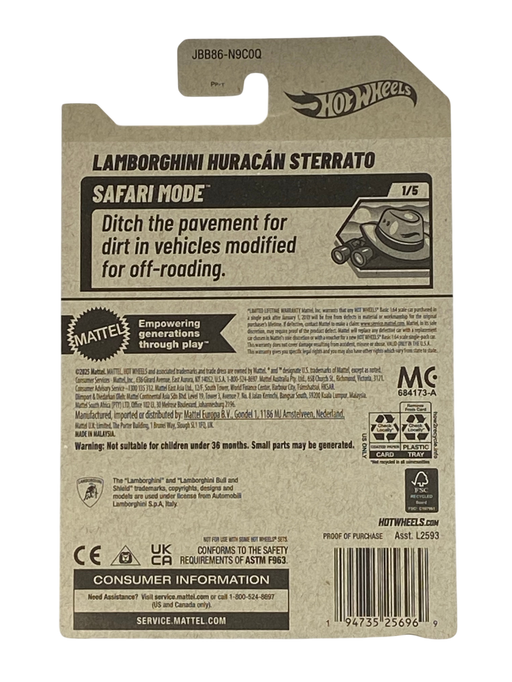 Hot Wheels Lamborghini Huracan Sterrato | Safari Series 1/5 - for just $2.79! 