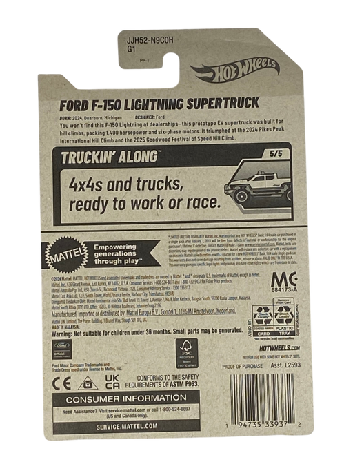 Hot Wheels Ford F-150 Lightning Supertruck | Truckin' Along Series 5/5 - for just $2.49! 