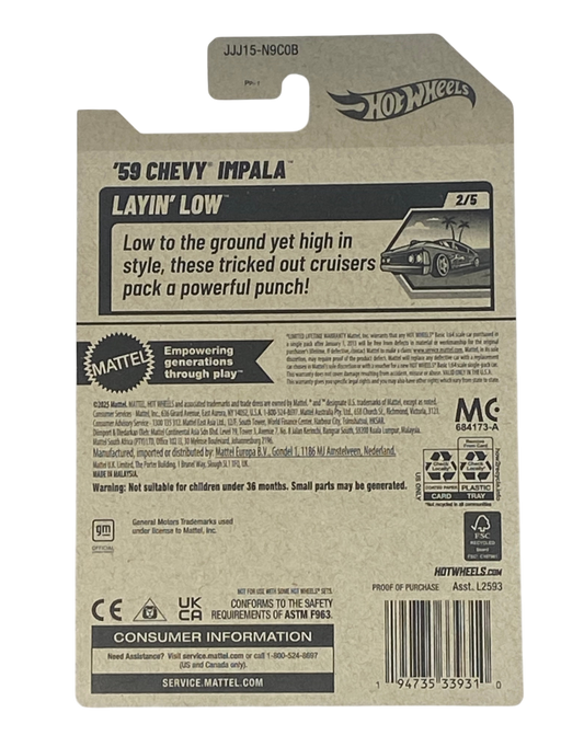 Hot Wheels '59 Chevy Impala | Layin' Low Series 2/5 - for just $2.49! 