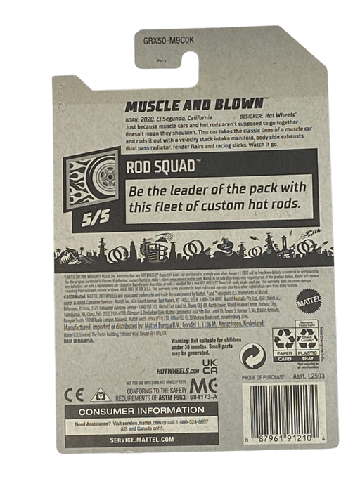 Hot Wheels Muscle and Blown | Rod Squad Series 5/5 - for just $2.49! 
