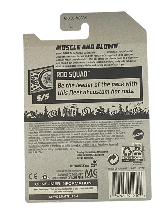 Hot Wheels Muscle and Blown | Rod Squad Series 5/5 - for just $2.49! 