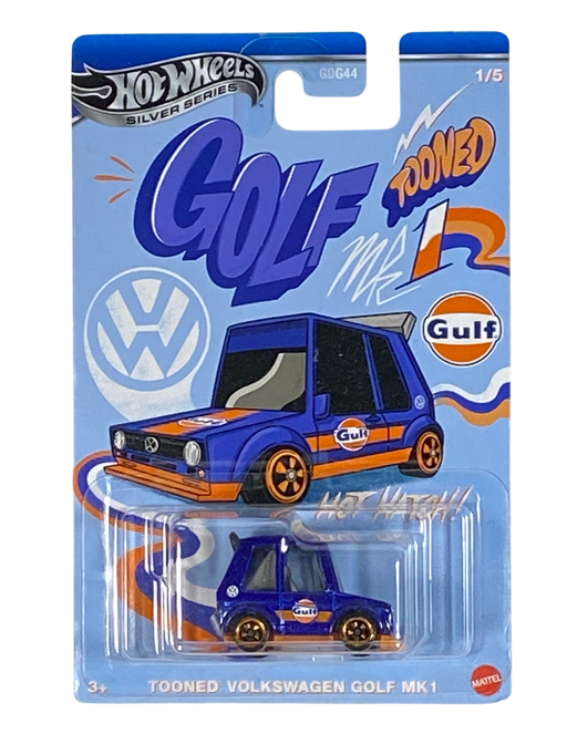 Hot Wheels Tooned Volkswagen Golf MK1 | Silver Series 1/5 - for just $3.99! 
