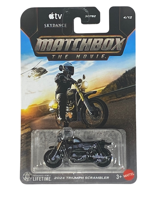 Matchbox 2024 Triumph Scrambler | Matchbox The Movie Series 4/12 - for just $2.99! 