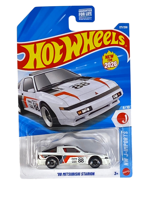 Hot Wheels '88 Mitsubishi Starion | J-Imports Series 8/10 - for just $2.49! 