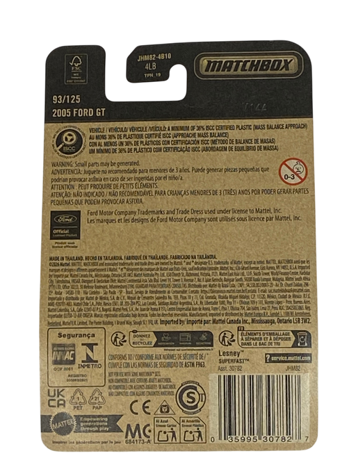 Matchbox 2005 Ford GT | Matchbox Series 93/125 - for just $2.59! 