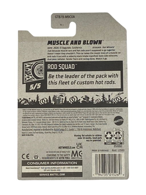 Hot Wheels Muscle and Blown | Rod Squad Series 5/5 - for just $2.49! 