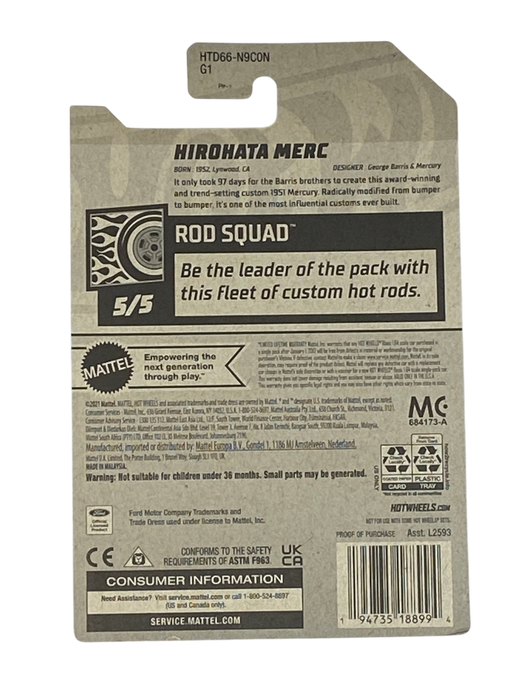 Hot Wheels Hirohata Merc | Rod Squad Series 5/5 - for just $2.49! 