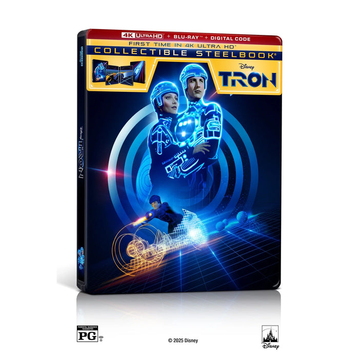 Tron - Limited Edition Steelbook (4K UHD + Blu-ray + Digital) - for just $64.99! 