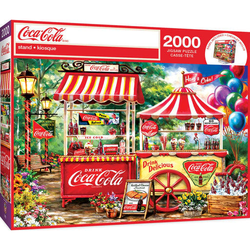 Signature Collection - Coca-Cola Stand 2000 Piece Jigsaw Puzzle - Just $24.99! Shop now at Retro Gaming of Denver