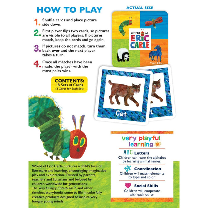 World of Eric Carle Matching Travel Game - for just $9.99! 