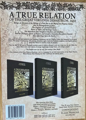 A True Relation of the Great Virginia Diastrum,  (3 volume set) - for just $129.99! 
