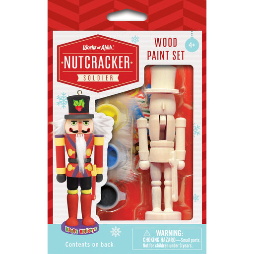 Nutcracker Soldier Ornament Wood Paint Kit - Just $7.99! Shop now at Retro Gaming of Denver